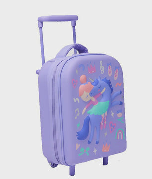Kinder Koffer met 3D Dinosaurus en Trolleyfunctie - Schooltas & Reisbagage