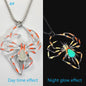 Glow-in-the-Dark Spider Hanger Ketting - Luminous Halloween Sieraden voor Mannen & Vrouwen