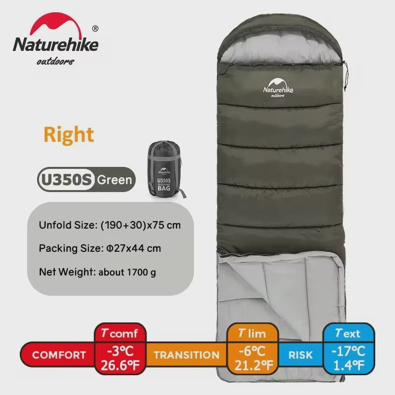 Naturehike Ultralichte 4-Seizoenen Slaapzak - Waterdicht & Comfortabel voor Outdoor Avonturen