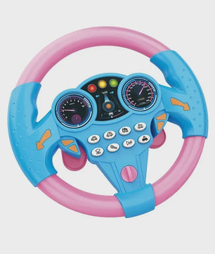 Interactief Stuurwiel Speelgoed voor Kinderen - Vroegeducatief Rijsimulatiespel met Geluid en Licht