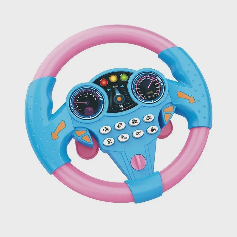 Interactief Stuurwiel Speelgoed voor Kinderen - Vroegeducatief Rijsimulatiespel met Geluid en Licht