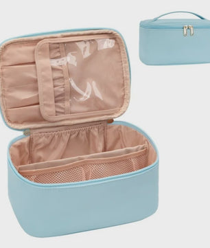 Grote Make-up Tas - Draagbare Kosmetische Organizer met Veel Opbergruimte voor Dames en Meisjes