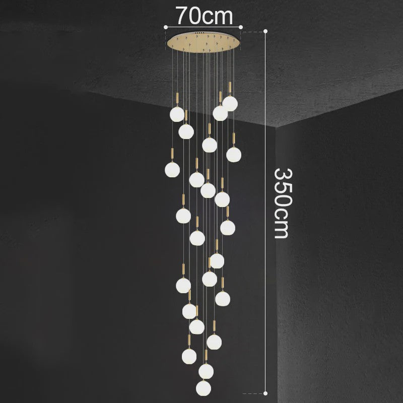 Moderne LED Plafond Hanglamp - Stijlvolle Verlichting voor Woon- en Eetkamer