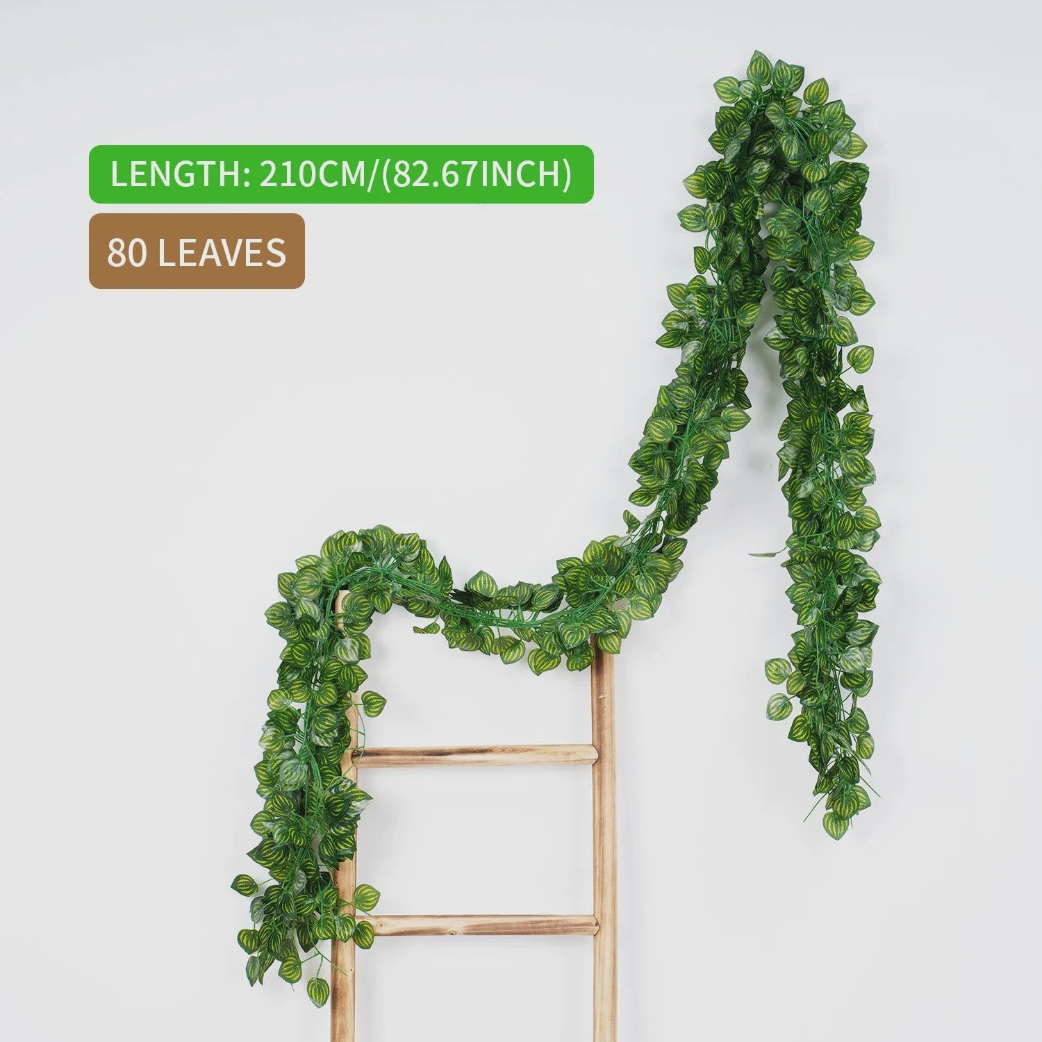Kunstige Klimop Slang 2.1M - Groene Nep Plant voor Decoratie, Bruiloft & Feest
