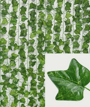 Kunstmatige Klimop Slinger - Groene Nep Plant voor Tuin, Muur, Bruiloft & Feest Decoratie