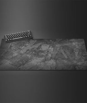 Grote Grijze XXL Muismat voor Bureau & Gaming - Desktop Toetsenbord Mat