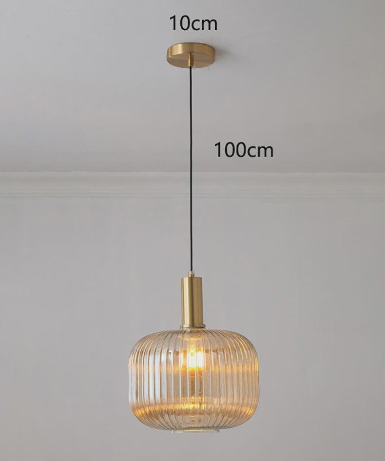 Moderne Glazen Hanglamp voor Eetkamer - Stijlvolle Plafondlamp