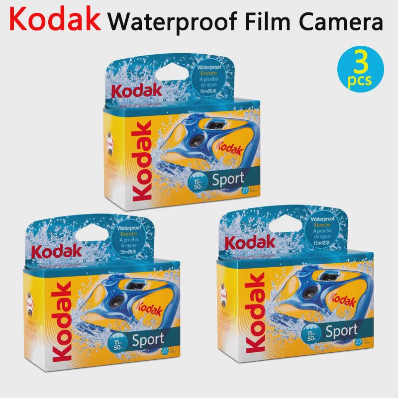 Kodak FunSaver Wegwerpcamera 35mm met Flits - Waterdicht - 27 Opnames
