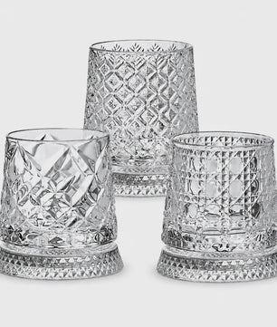 Draaibaar Kristallen Whiskey Glas - 280ml Premium Tumbler voor Cocktails & Feesten