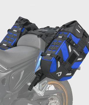 Waterdichte Motor Zijkoffers 40L - Rackless Panniers voor Avontuurlijke Motortochten