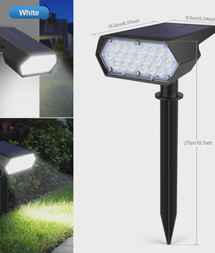 Waterdichte Solar LED Spotlight met Grondspies - Tuinverlichting