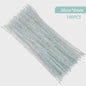 100 Stuks Chenille Stelen - Flexibele Knutseldraad voor Creatieve DIY Projecten