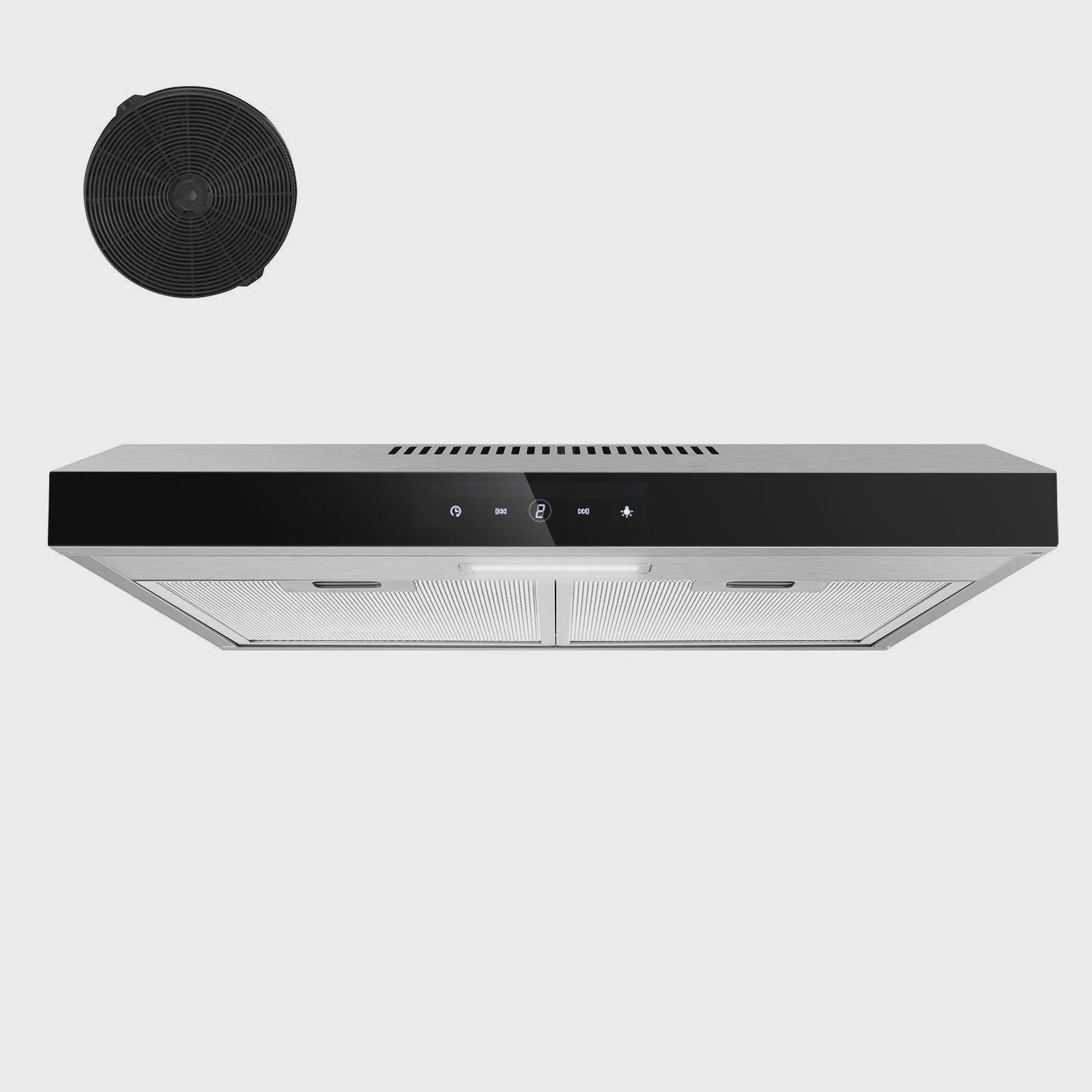TopStrong 60cm Onderbouw Afzuigkap met LED Verlichting - Recirculatie