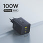 Baseus 100W GaN Snellader: Laad Laptop, Tablet & Telefoon Snel Op