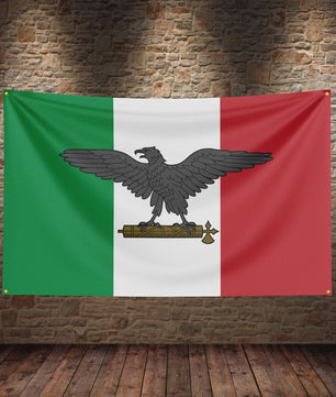 Italiaanse Vlag Wanddecoratie - Enkelzijdig Bedrukt