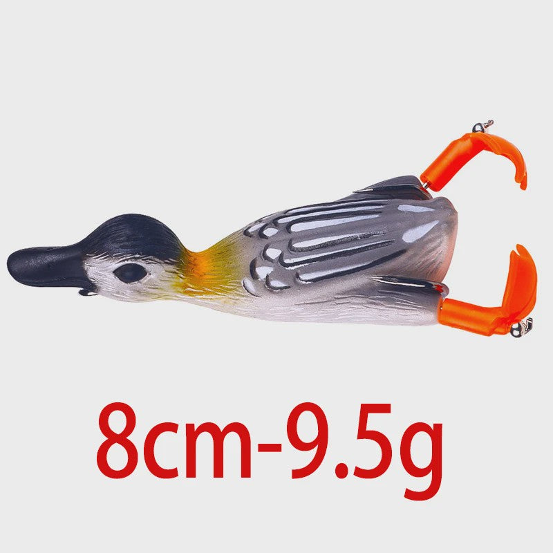 Realistische Eenden Vissen Lokaas - 8.5cm, 12g - Perfect voor Baars, Karper & Snoek