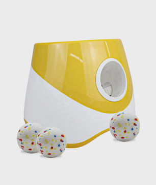 Automatische Hondenspeeltjes Bal Werper met 3 Tennisballen - USB Oplaadbaar