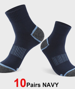 20 Paar Heren Katoenen Sokken - Comfortabel & Ademend - Maat 38-45 - Zwart