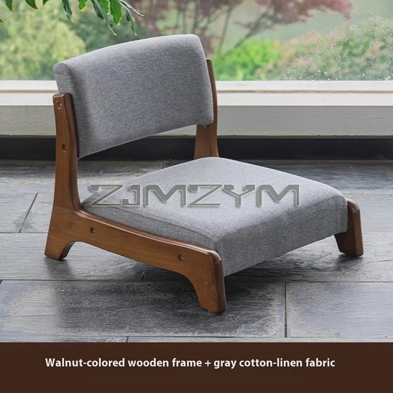 Moderne Houten Fauteuil met Ergonomische Rugleuning - Scandinavisch Design