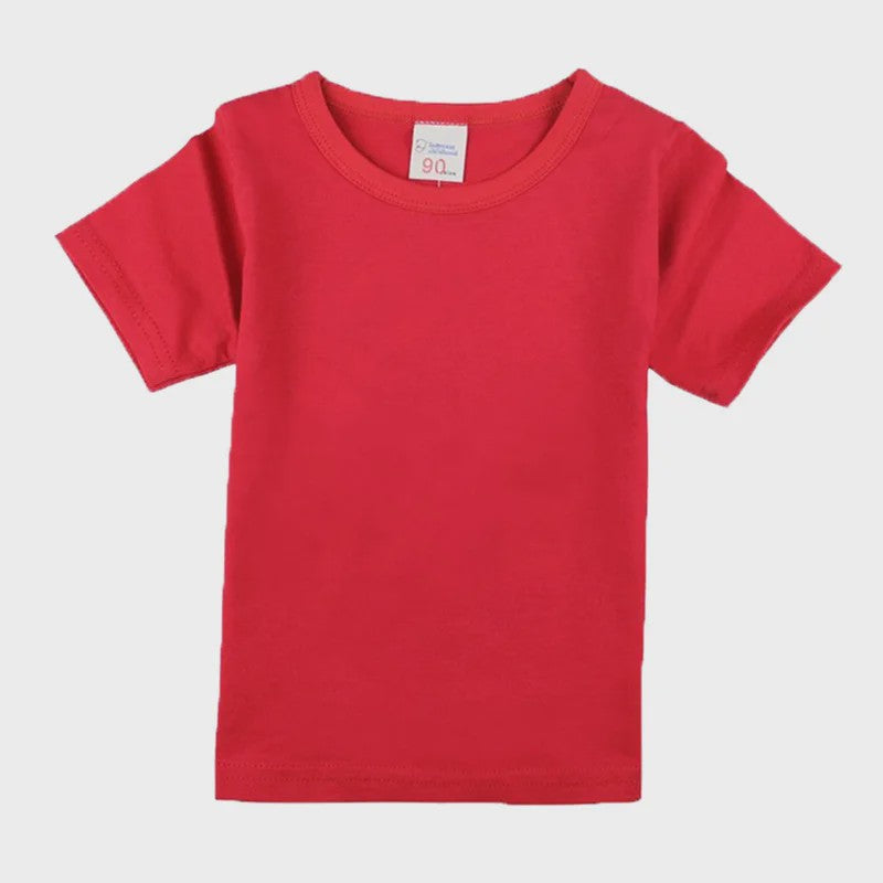 Zomer T-shirt Kinderen Katoen Korte Mouw - Jongens & Meisjes (2-16 Jaar)