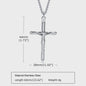Heren RVS Kruis Ketting met Jezus Hanger - Religieuze Christelijke Sieraden