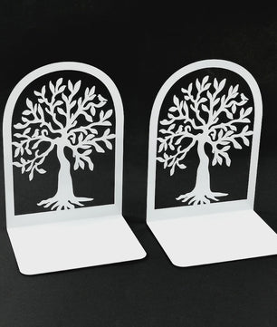 Decoratieve Levensboom Boekensteunen - Stijlvolle Boekenhouders voor Bureau en Thuis