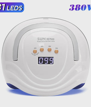 380W UV LED Nagel Lamp - 84 LEDs, Snellrogend & Automatische Sensor