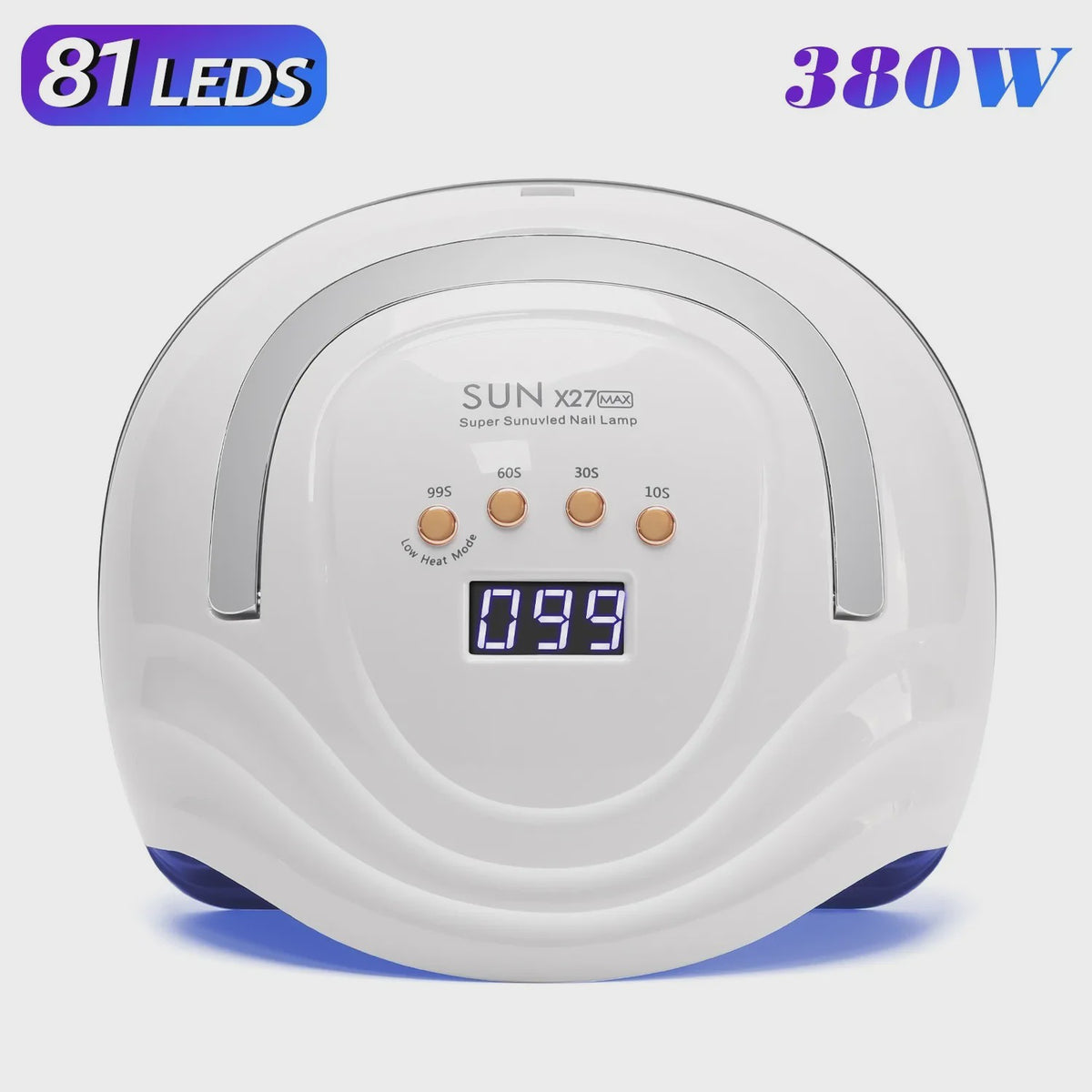 380W UV LED Nagel Lamp - 84 LEDs, Snellrogend & Automatische Sensor