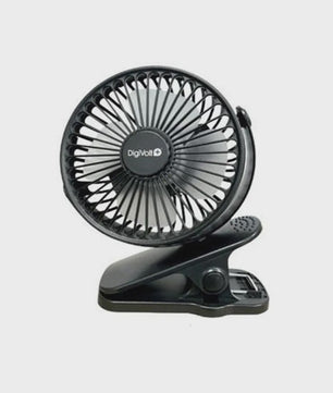 Mini Clip-On Ventilator USB Oplaadbaar - Draagbaar, Instelbaar & 3 Snelheden