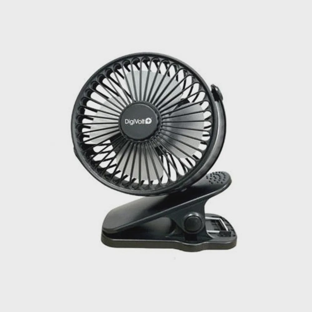 Mini Clip-On Ventilator USB Oplaadbaar - Draagbaar, Instelbaar & 3 Snelheden