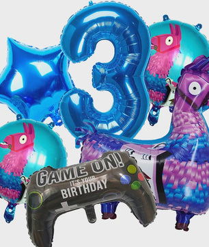 Feestdecoratie Fortnite & Llama Thema - Verjaardag, Babyborrel & Kinderfeest