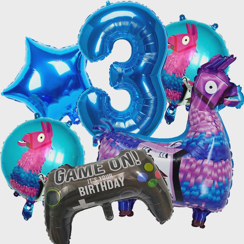 Feestdecoratie Fortnite & Llama Thema - Verjaardag, Babyborrel & Kinderfeest
