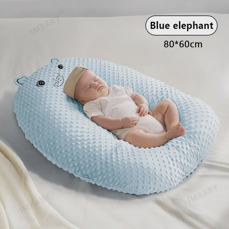 Ergonomisch Baby Voedingskussen - Ultra Zacht, Wasbaar & Rugondersteuning voor Comfortabel Voeden & Minder Spugen