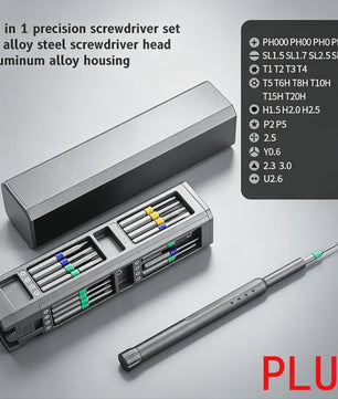 Multifunctionele Precisie Schroevendraaier Set 46-in-1 voor Telefoon, Laptop & Elektronica Reparatie