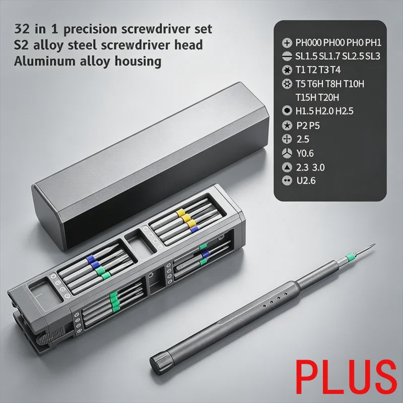 Multifunctionele Precisie Schroevendraaier Set 46-in-1 voor Telefoon, Laptop & Elektronica Reparatie