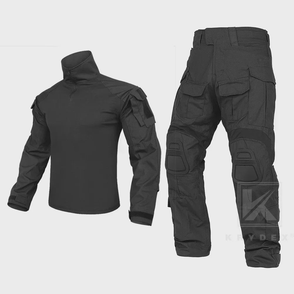 Tactisch Uniform Set: G3 Combat Shirt & Cargo Broek met Kniebeschermers - Heren