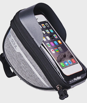 Bicycle Bag Waterproof Touch Screen Cycling Bag Bicycle Front Cell Phone Holder Bag 4.7-6.8 inch Phone Case Bike Accessories