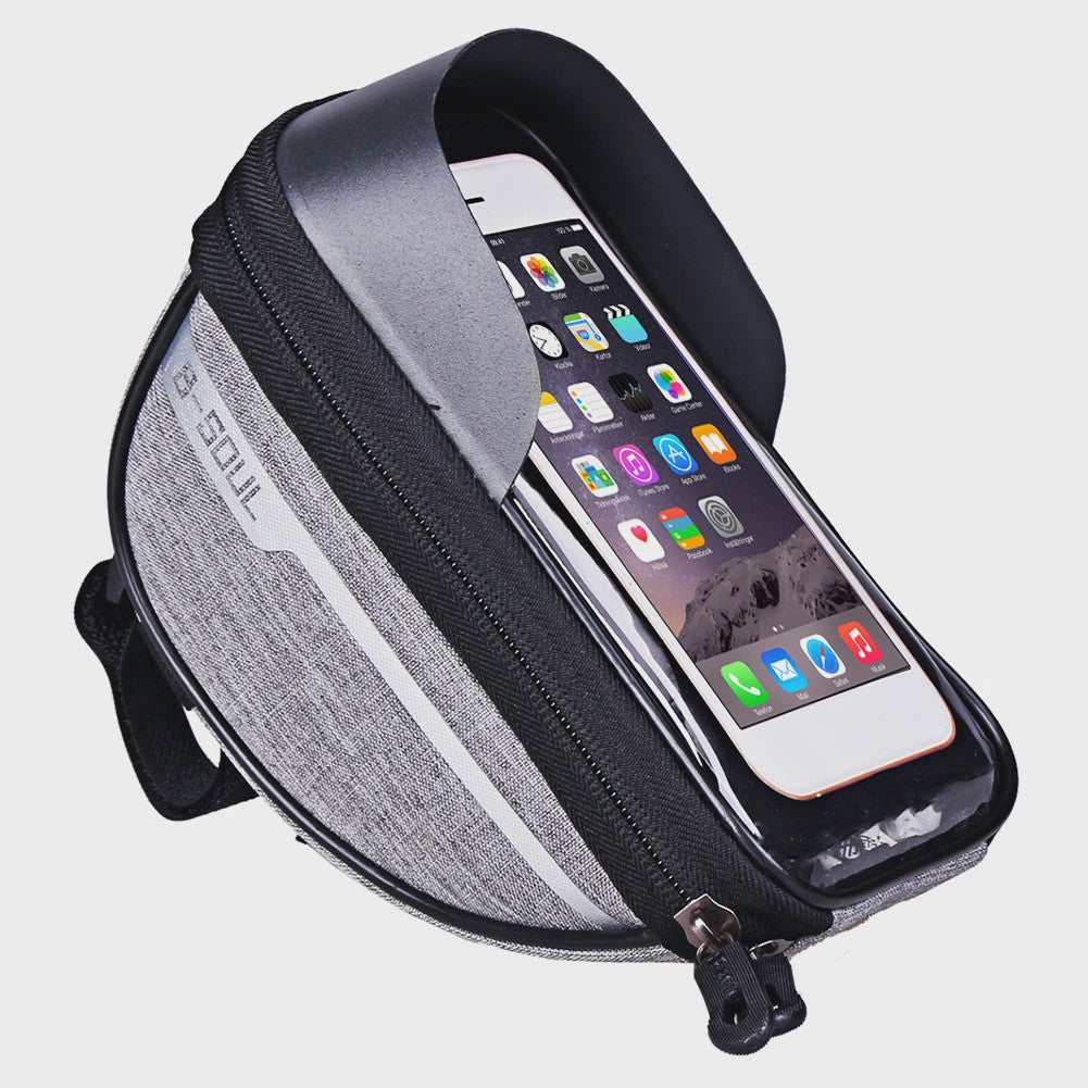 Bicycle Bag Waterproof Touch Screen Cycling Bag Bicycle Front Cell Phone Holder Bag 4.7-6.8 inch Phone Case Bike Accessories