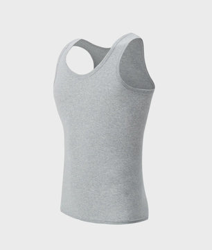 Comfortabel Heren Basic Katoen Tanktop - Slim Fit & Ademend