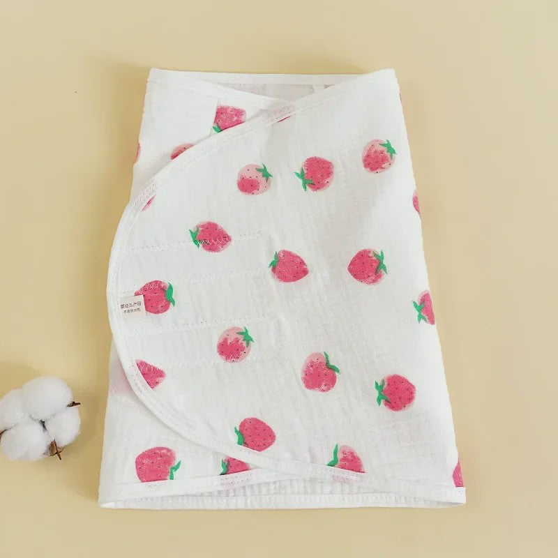 Zachte Katoenen Baby Swaddle Wrap (0-6 mnd) - Anti-schrik slaapwikkel voor pasgeborenen