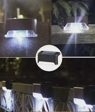 Solar LED Verlichting voor Buiten - Waterdichte Tuinlampen voor Trappen, Terras & Dek