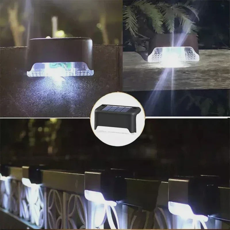 Solar LED Verlichting voor Buiten - Waterdichte Tuinlampen voor Trappen, Terras & Dek