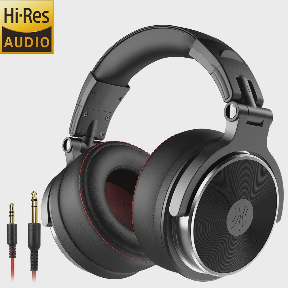OneOdio Studio DJ Koptelefoon - Over-Ear, Hi-Res Audio, Ingebouwde Microfoon, 3.5mm/6.35mm