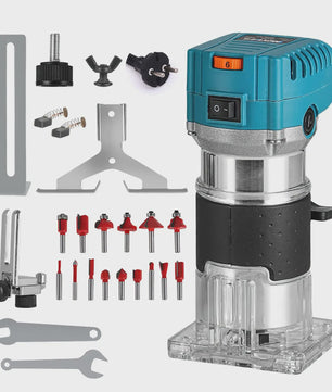 Krachtige 1380W Elektrische Hout Router & Trimmer voor Frezen, Graveren en Frezen