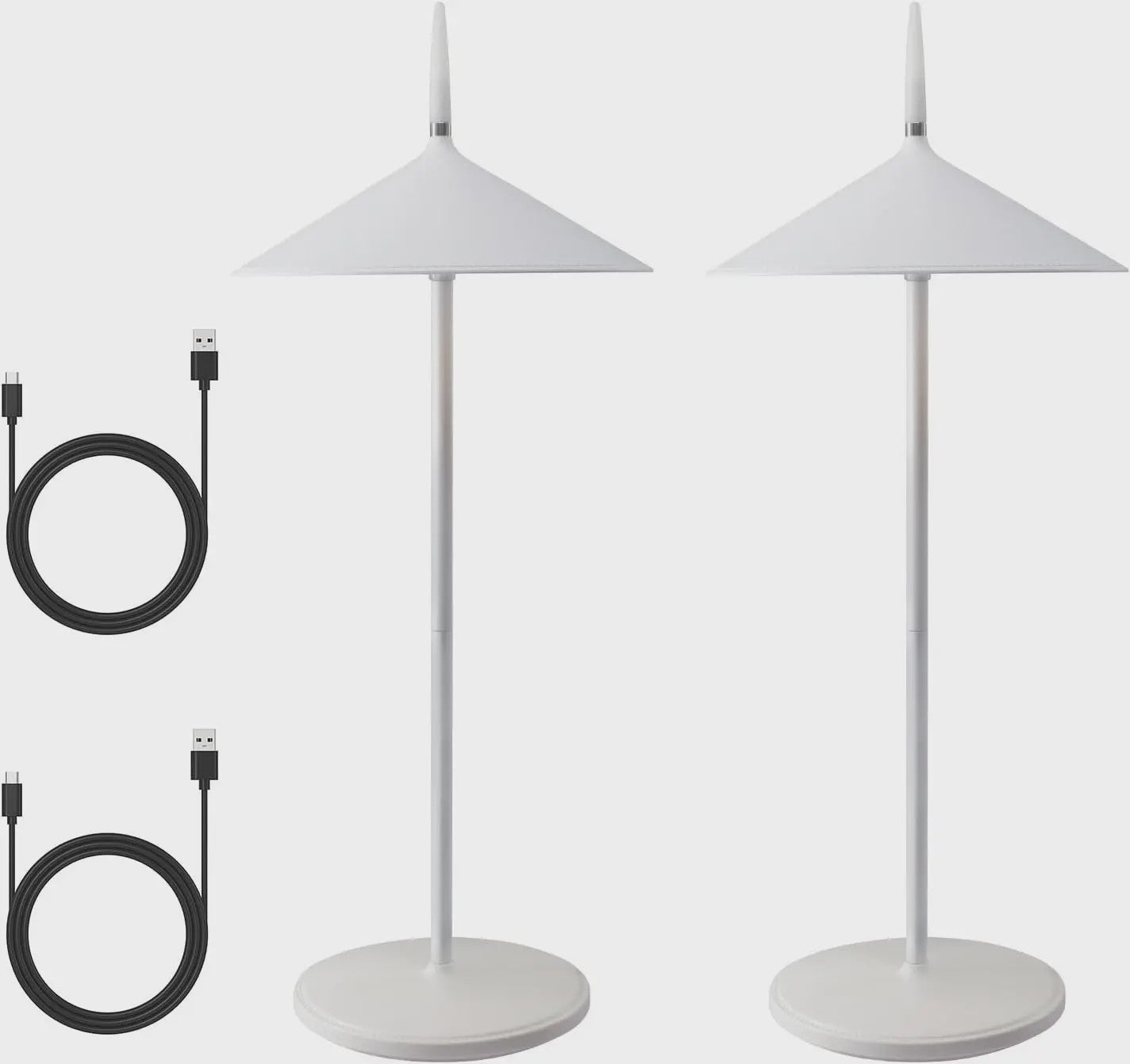 Draadloze LED Tafellamp Oplaadbaar met USB-C, Dimbaar & Waterdicht (IP44)