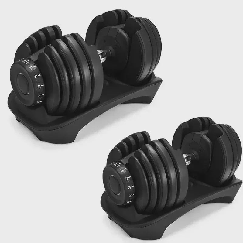 Verstelbare Dumbbell Set 2.5-24 KG - Ruimtebesparend en Veelzijdig Fitnessgewicht