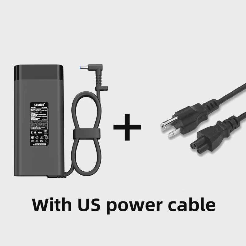 150W Laptop Oplader Adapter voor HP Zbook, Studio, OMEN, Pavilion Gaming (19.5V 7.7A)