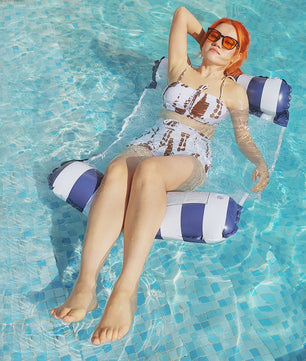Opblaasbare Waterhangmat 4-in-1: Lounger, Zadel, Stoel & Drifter