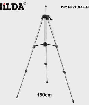 HILDA Laser Waterpas Statief 1.2M/1.5M Verstelbaar Hoogte Ferroalloy Statief met 5/8 Inch Schroefdraad