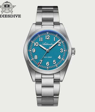ADDIESDIVE Luxe Heren Quartz Horloge - 100m Waterdicht, Saffierglas & BGW9 Lume (AD2521)